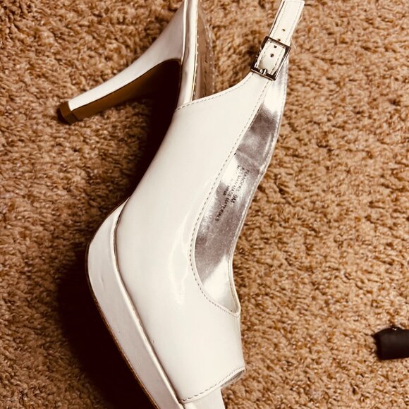 Rampage Flanders White Patent Slingback - Picture 4 of 4